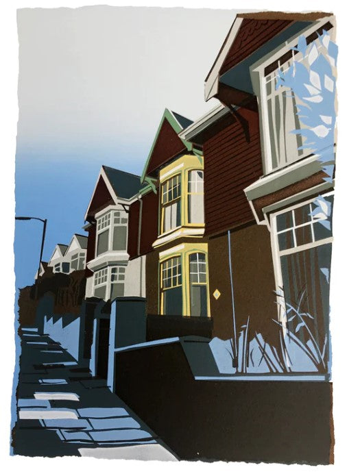 Dylan Gower Dylan's Place Screen Print for sale on behalf of Sarah Hopkins – Gower ...