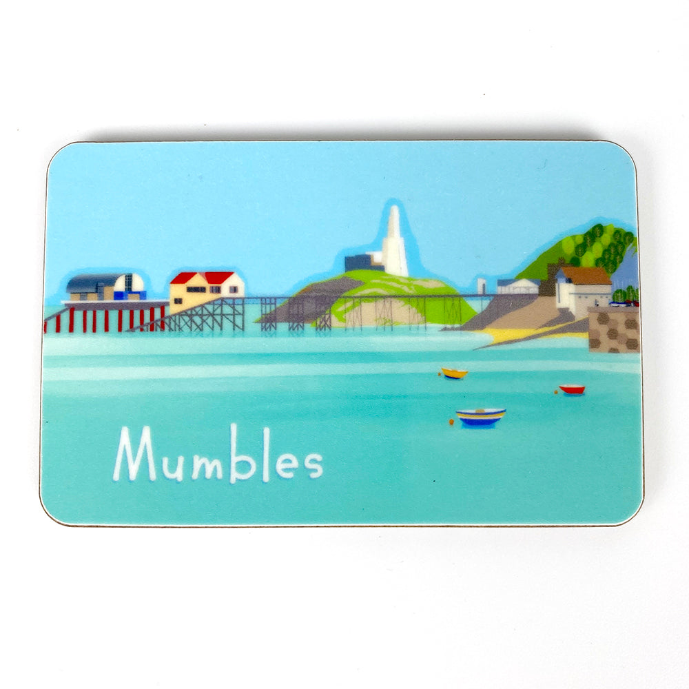 Mumbles Headland Fridge for sale on behalf of Noodle Design Gower Gallery