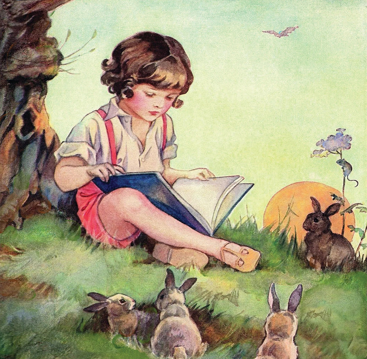 Reading to Rabbits MA037 – Gower Gallery