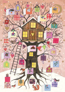 Treehouse Advent Card Christmas