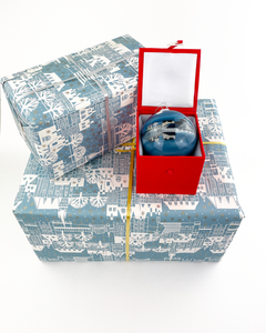 Mumbles Lighthouse Night Bauble for sale on behalf of Noodle Design