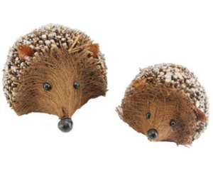 Twig Glitter Hedgehog Ornament